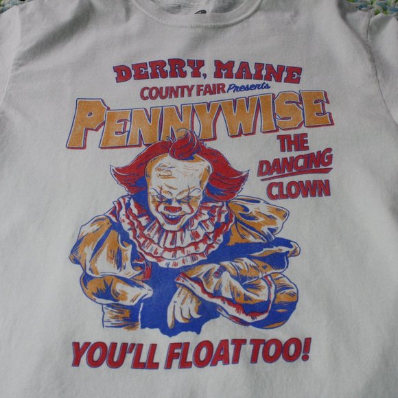 Pennywise Clown IT Graphic T-shirt Size M - Picture 4 of 8